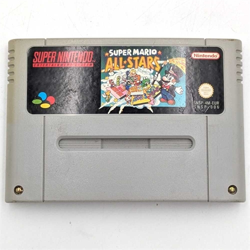 Super Mario All Stars - SNES - Cartridge - (EUR) (B Grade) (Genbrug)